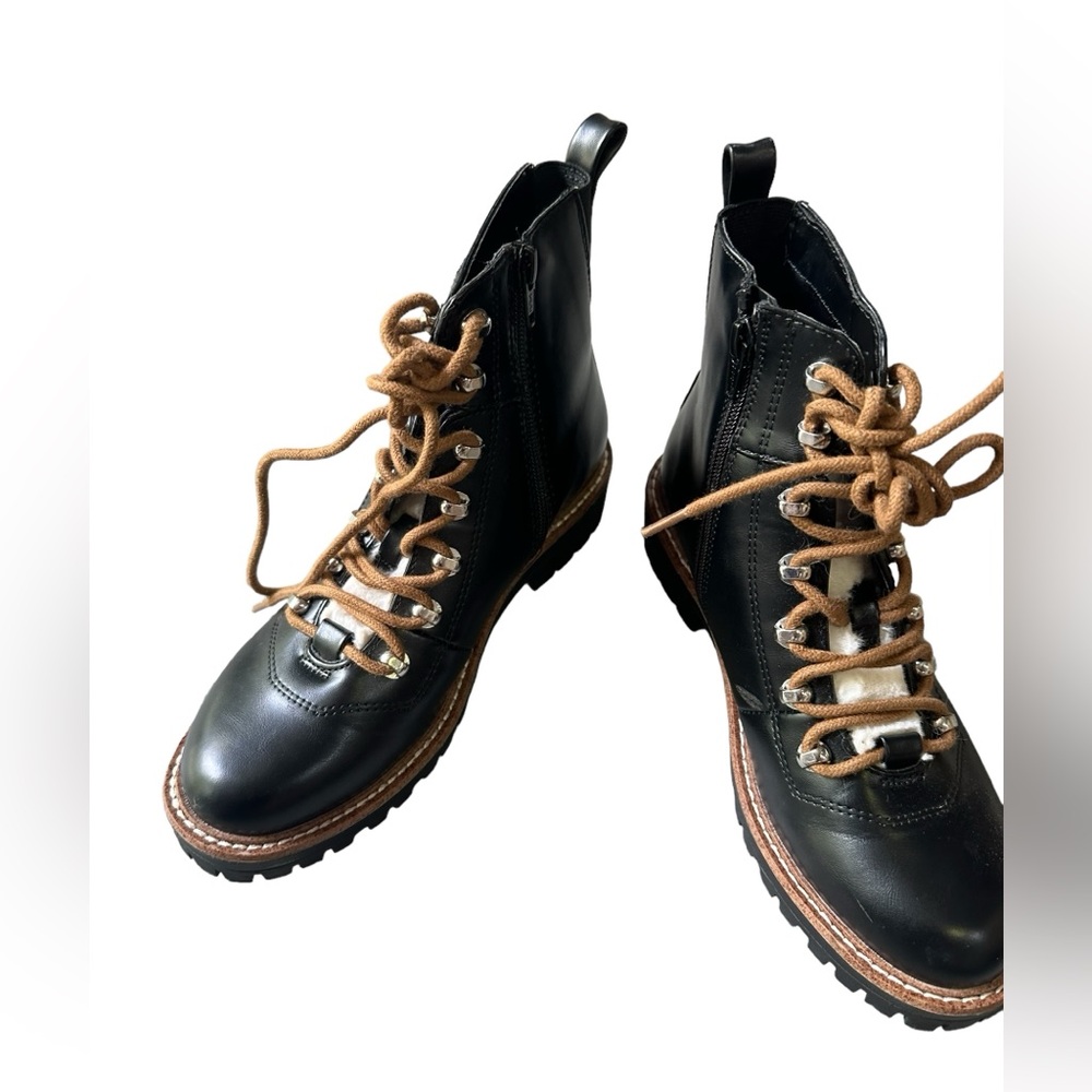 Target Black‎ Faux Leather Boots 6 1/2